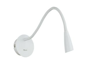 5900644437833 - Paola - Moderne led Nachttischlampe Weiß Warmweiß 3000K 120lm - Italux