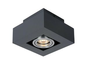 5900644437970 - Casemiro - Modernes oberflächenmontiertes schwarzes Aluminium 1 Licht GU10 - Italux