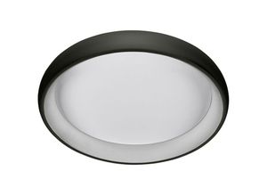 5900644438496 - Alessia - Moderne led Flush Deckenleuchte Schwarz Warmweiß 3000K 1760lm - Italux