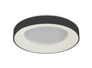 5900644438588 - Giulia - Moderne led Flush Deckenleuchte Schwarz Warmweiß 3000K 2200lm - Italux