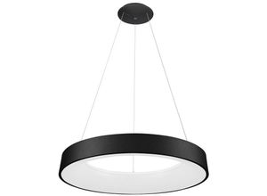 5900644438892 - Giulia - Moderner LED-Anhänger schwarz warmweiß 3000K 4400lm - Italux