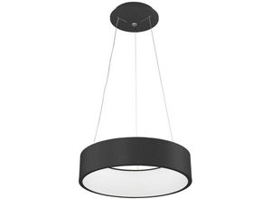 5900644439004 - Chiara - Moderner LED-Anhänger schwarz warmweiß 3000K 1760lm - Italux