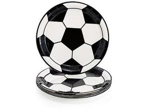 5900779119390 - Pappteller Fußball 18 cm Ø 6 Stück