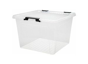 5900791036712 - Jelenia Plast - 23x Scharnierbox 26L 40x40x27cm Transparent Deckel Aufbewahrung Spielzeugkisten