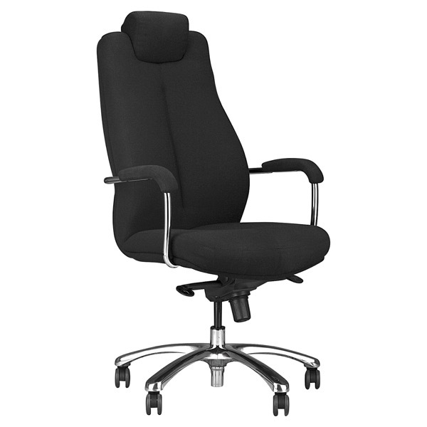 5900978455527 - Bürodrehstuhl Monaco schwarz mit Armlehnen bis 150kg 5900978455527 Nowy Styl
