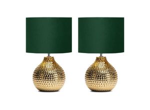 5901048902644 - Niper 2er Set elegante Tischlampen Gold - Konsimo