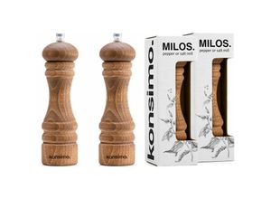 5901069810768 - Konsimo - milos Salz-Pfeffermühlen teakholz geölt