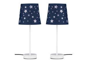 5901110302921 - Konsimo - tati 2er Set Tischlampen Blau