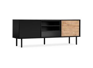 5901260718016 - Konsimo - lofty TV-Schränk Loft-Stil schwarz