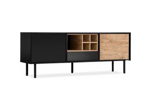 5901260720880 - KONSIMO LOFTY TV-Schränk Loft-Stil schwarz