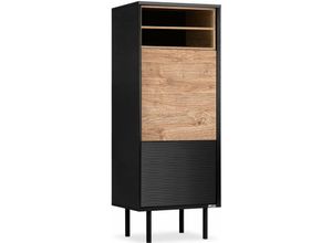 5901260734887 - KONSIMO LOFTY Regal TV HiFi-Einlage schwarz