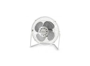 5901299923047 - Tragbarer Ventilator mit USB Anschluss - weiß Kabellänge 12 m 25W 5901299923047 - Tragbarer Ventilator mit USB Anschluss - weiß Kabellänge 12 m 25W