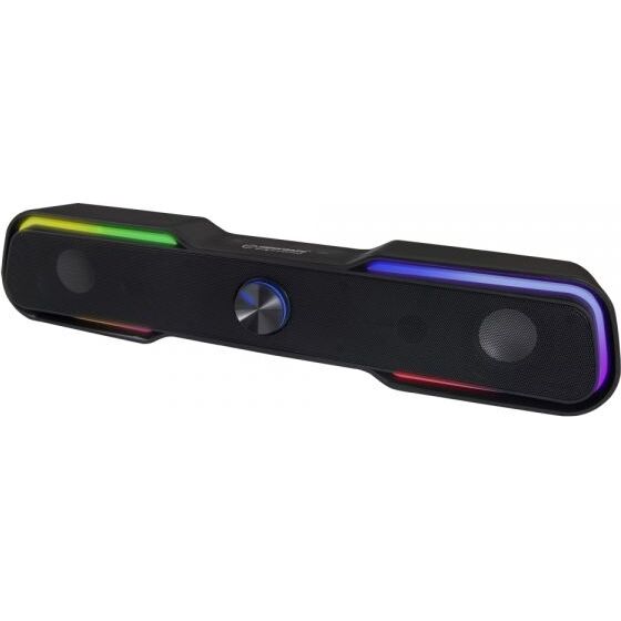 5901299944899 - USB SPEAKER SOUNDBAR LED RAINBOW APALA