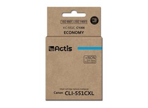 5901443019718 - Actis - KC-551C Tinte (Ersatz für Canon CLI-551C Standard 12 ml Cyan (mit Chip)