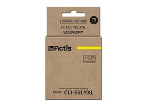 5901443019732 - Actis - KC-551Y Tinte (Ersatz für Canon CLI-551Y Standard 12 ml Gelb (mit Chip)