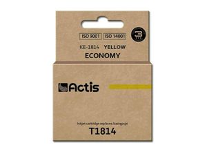 5901443095729 - Actis - KE-1814 Tinte (Ersatz für Epson T1814 Standard 15 ml gelb)