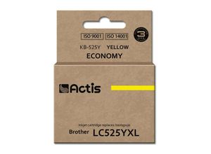 5901443097945 - Actis - KB-525Y Tinte (Ersatz für Brother LC-525Y Standard 15 ml gelb)