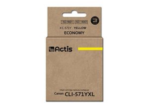 5901443103240 - Actis KC-571Y Tinte (Ersatz für Canon CLI-571Y Standard 12 ml gelb)