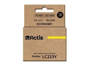 5901443108801 - Actis - KB-223Y Tinte (Ersatz für Brother LC223Y Standard 10 ml gelb)