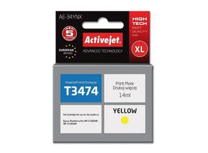 5901443108863 - AE-34YNX Tintenpatrone (Ersatz für Epson 34XL T3474 Supreme 14 ml gelb)