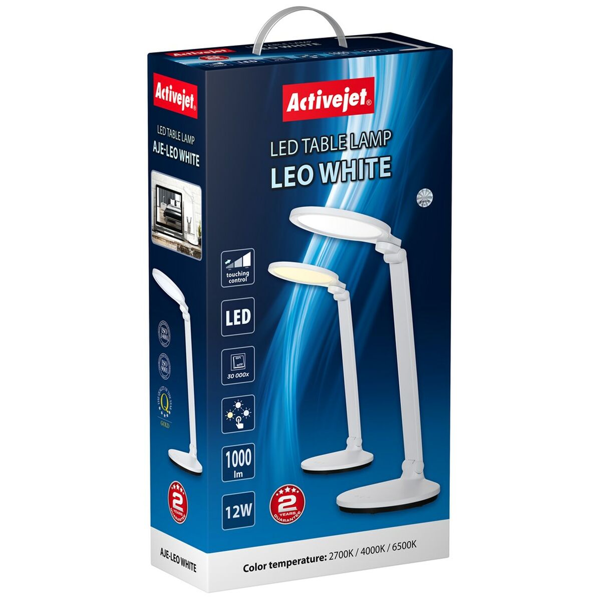 5901443122890 - Tischleuchte AJE-LEO Weiß 1000 Lm 12 W 5901443122890 - Tischleuchte AJE-LEO Weiß 1000 Lm 12 W