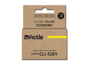 5901452156671 - Actis - KC-526Y Tinte (Ersatz für Canon CLI-526Y Standard 10 ml gelb)