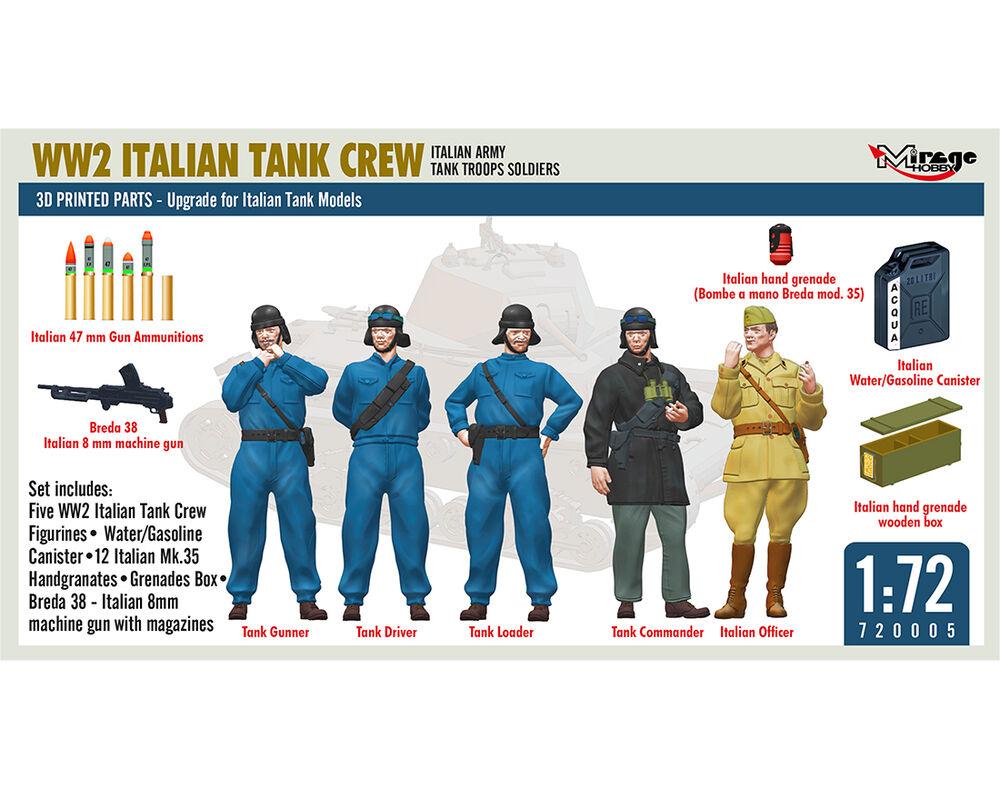 5901461720054 - WW2 Italian Tank Crew with Equipment