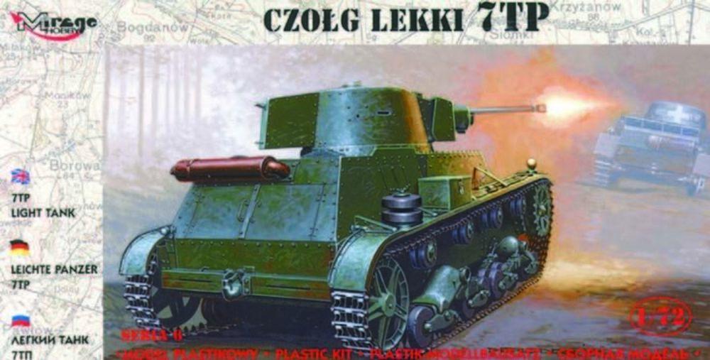5901461726018 - Mirage Hobby 726001 - Leichter Panzer 7 TP in 172 5901461726018 - Mirage Hobby 726001 - Leichter Panzer 7 TP in 172