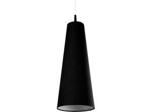 5901602322567 - Spot-light - Pendel Leuchte Decken Hänge Beleuchtung Wohn Ess Zimmer Tisch Textil Lampe schwarz Spotlight 1117104