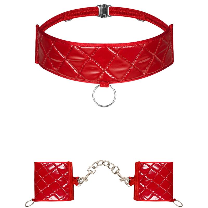 5901688234891 - OBSESSIVE - HANDSCHELLEN UND HALSBAND VON HUNTERIA