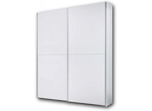 5901738023833 - Pol-power - Schrank Schiebetüren Schwebetüren Stauraum ca 170 x 195 x 59 cm puls Weiß