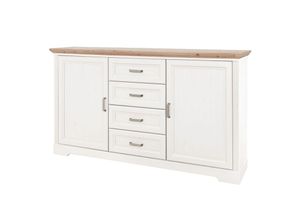 5901738035461 - - Kommode Beistellkommode Wäschekommode Sideboard jasmin Anderson Pine weiß   Ar