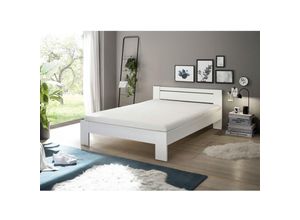 5901738038417 - Einzelbett cannes Kinderbett in Weiß Futonbett 140 x 200 cm ohne Lattenrost