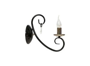 5901738886049 - Emibig Lighting - Emibig zanador Schwarze Kerzenwandlampe 1x E14