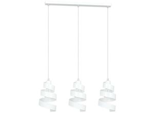 5901738888029 - Emibig Lighting - Emibig saga Weiße Stab-Pendel-Deckenleuchte 3x E27