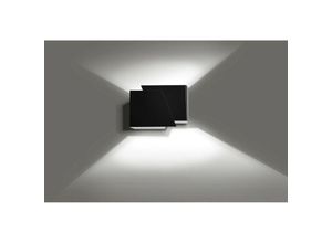 5901738888234 - Emibig Lighting - Emibig frost Schwarze bündige Wandleuchte 1x G9