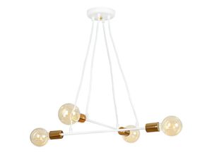 5901738892231 - Emibig Lighting - Emibig bravo Weiß Kupfer mehrarmige Pendel-Deckenleuchte 4x E27