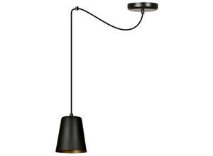 5901738892354 - Emibig Lighting - Emibig link Schwarz Gold Dome Pendelleuchte 1x E27