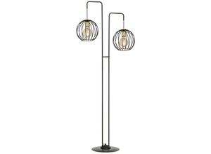 5901738896550 - Emibig Lighting - Emibig albio Schwarze mehrarmige Stehlampe 2x E27