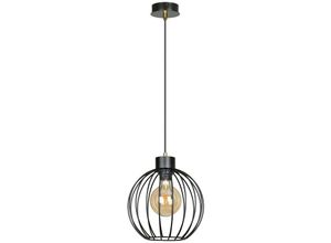 5901738899056 - Emibig Lighting - Emibig pineta Schwarze Drahtrahmen-Pendel-Deckenleuchte 1x E27