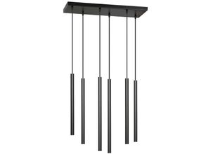 5901738899711 - Emibig Lighting - Emibig selter Schwarze Cluster-Pendel-Deckenleuchte 6x G9