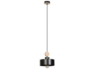 5901738899810 - Emibig Lighting - Emibig tuniso Schwarze schlanke hängende Deckenleuchte 1x E27