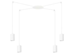 5901738899889 - Emibig Lighting - Emibig traker Weiße Cluster-Pendel-Deckenleuchte 4x GU10