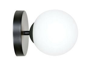 5901738918719 - Emibig Lighting - Emibig bior Schwarze Globe-Wandlampe mit weißen Glasschirmen 1x E14