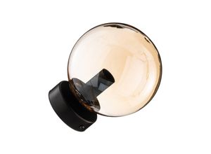 5901738918948 - Wandleuchte Glassy 1-flg schwarz Glas amber