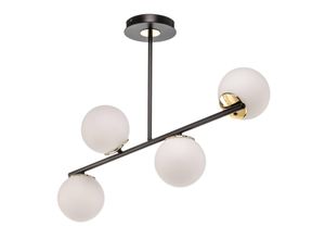 5901738919525 - Deckenlampe Kiba schwarz gold vierflammig