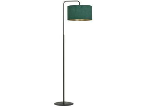 5901738920293 - Emibig Lighting - Emibig hilde Schwarze Stehlampe mit Schirm mit grünen Stoffschirmen 1x E27