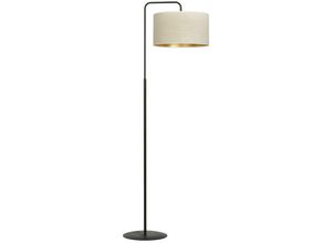 5901738920361 - Emibig Lighting - Emibig hilde Schwarze Stehlampe mit Schirm mit weißen Stoffschirmen 1x E27