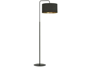 5901738920507 - Emibig Lighting - Emibig hilde Schwarze Stehlampe mit Schirm mit schwarzen Stoffschirmen 1x E27