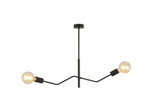 5901738922013 - Emibig Lighting - Emibig frix Schwarze mehrarmige halbbündige Deckenleuchte 2x E27